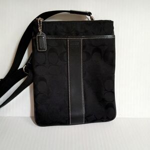 Coach Black Messenger Bag